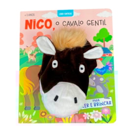 Nico, O Cavalo Gentil | Livro Fantoche