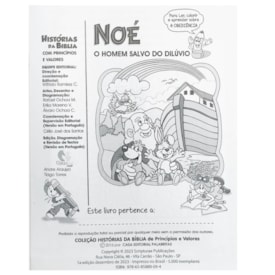 Segunda imagem do produto Noé o Homem Salvo do Dilúvio | Histórias da Bíblia Com Princípios e Valores 1