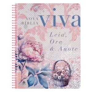 Nova Bíblia Viva Com Espaço para Anotação | Letra Normal | Capa Espiral Colheita Abundante