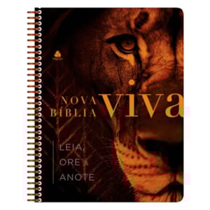 Nova Bíblia Viva Com Espaço para Anotação | Letra Normal | Capa Espiral Força e Poder