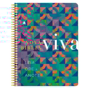 Nova Bíblia Viva Com Espaço para Anotação | Letra Normal | Capa Espiral Nova Vida