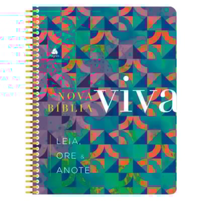 Nova Bíblia Viva Com Espaço para Anotação | Letra Normal | Capa Espiral Nova Vida