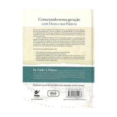 Segunda imagem do produto Novo Comentário Bíblico Vida | Marcos | Pablo A. Deiros