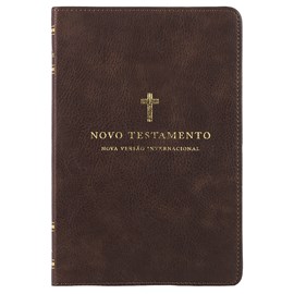 Novo Testamento | NVI | Leitura Perfeita | Couro Soft Cruz Marrom