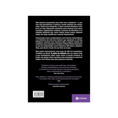 Segunda imagem do produto O Andar do Bêbado | Leonard Mlodinow