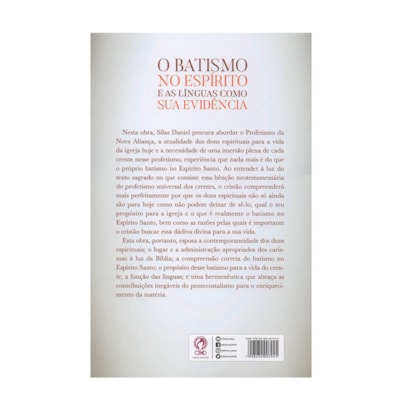 Segunda imagem do produto O Batismo no Espírito e as Línguas Como sua Evidência | Silas Daniel