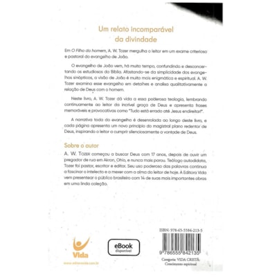 Segunda imagem do produto O Filho do Homem | A. W. Tozer