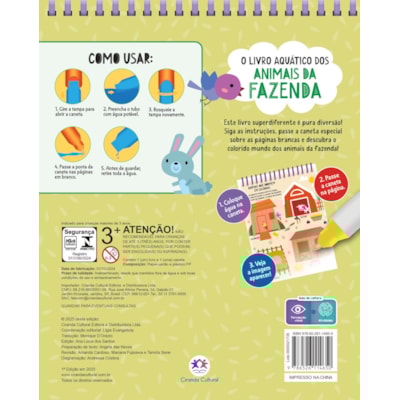 Segunda imagem do produto O livro aquatico dos animais da fazenda