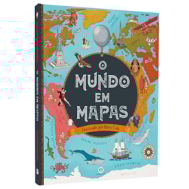 O Mundo Em Mapas | Ilustrado Por Dario Cali | Capa Dura
