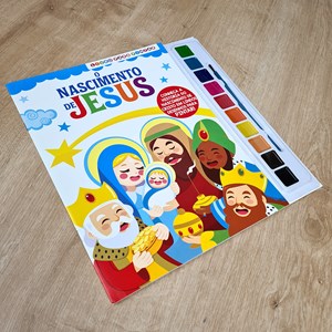 O Nascimento de Jesus | Livro para Pintar
