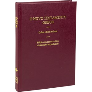 O Novo Testamento Grego | Capa Dura Vinho