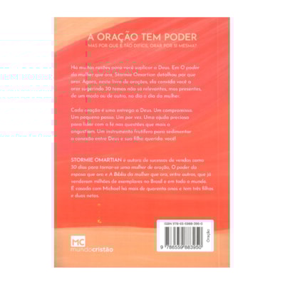 Segunda imagem do produto O Poder da Mulher Que Ora | Stormie Omartian | Ed. Bolso
