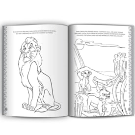Segunda imagem do produto O Rei Leão | Ler e Colorir Médio