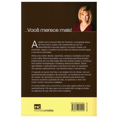 Segunda imagem do produto O Segredo da Saúde Total | Stormie Omartian