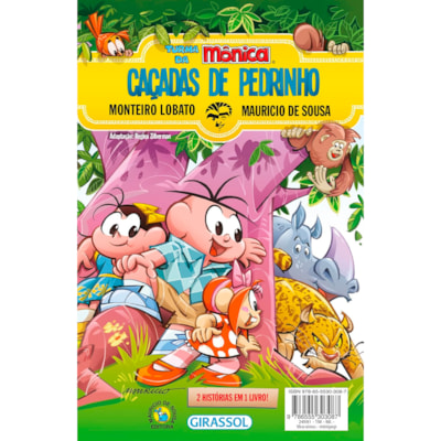 Segunda imagem do produto O Sítio do Pica-Pau Amarelo e Caçadas de Pedrinho | 2 Histórias em 1 Livro | Vira - Virou