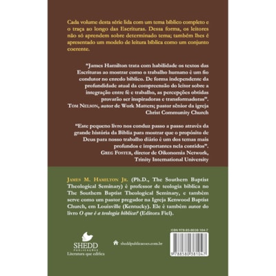 Segunda imagem do produto O Trabalho e o nosso Serviço no Senhor | Série Teologia Bíblica