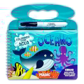 Oceano | Aquabook | Colorindo Com Água
