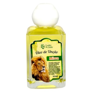 Óleo de Unção 30 ml | Leão de Judá | Mirra