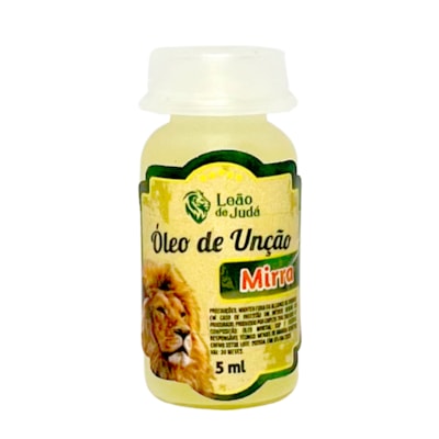 Óleo de Unção 5 ml | Leão de Judá | Mirra