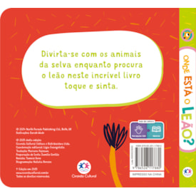 Segunda imagem do produto Onde Está o Leão? | Ciranda Cultural