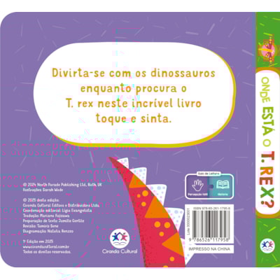 Segunda imagem do produto Onde Está o T.rex? | Ciranda Cultural