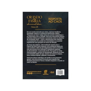 Segunda imagem do produto Orando em Família | Devocional Diário | Resposta ao Caos | Ed. Bolso