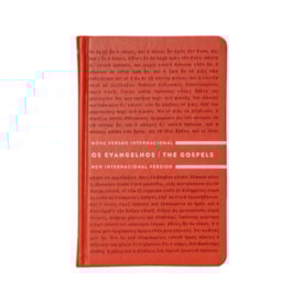 Segunda imagem do produto Os Evangelhos |  Bilíngue | NVI | Letra Grande | Capa Dura