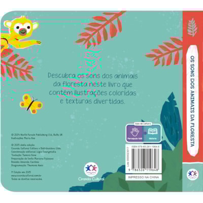 Segunda imagem do produto Os Sons dos Animais da Floresta | Ciranda Cultural