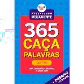 Passatempo Megamente |  365 Caça-Palavras | Letrão | Azul Claro