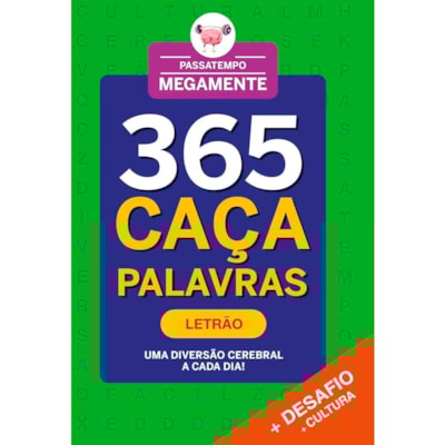 Passatempo Megamente | 365 Caça-Palavras | Letrão | Verde