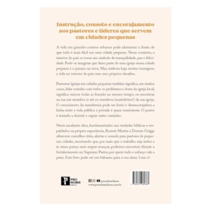 Segunda imagem do produto Pastoreando Pequenas Cidades | Ronnie Martin e Donnie Griggs