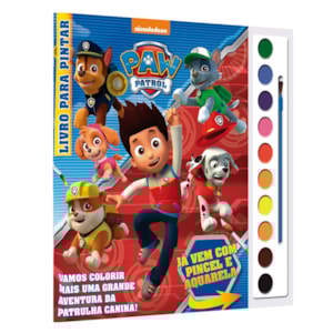 Patrulha Canina | Livro Para Pintar | Aquarela