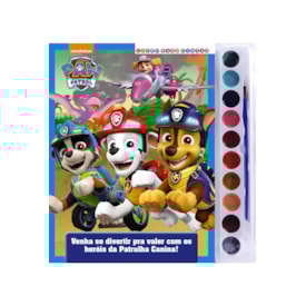 Patrulha Canina Livro para Pintar com Aquarela