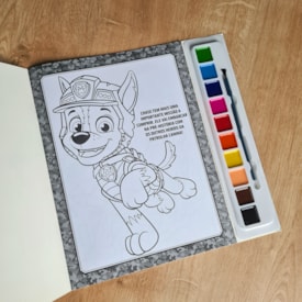 Segunda imagem do produto Patrulha Canina Livro para Pintar com Aquarela