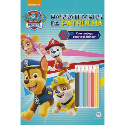 Patrulha Canina e Dino Resgate  Livro Tela de Pintura e Atividades