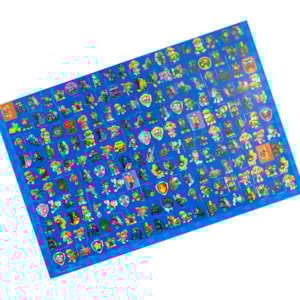 Segunda imagem do produto Patrulha Canina | Prancheta Para Colorir | 1500 Adesivos