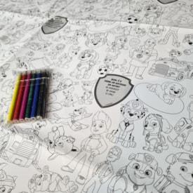 Segunda imagem do produto Patrulha Canina | Super Pinte e Brinque | Poster Gigante