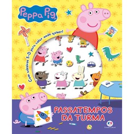 Peppa Pig | Com Adesivo 3-D | 3 a 5 Anos