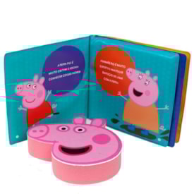 Segunda imagem do produto Peppa Pig | Livro e Esponja de Banho