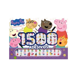 Peppa Pig | Prancheta para Colorir com 1500 Adesivos