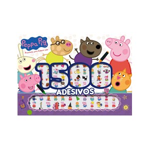 Peppa Pig | Prancheta para Colorir com 1500 Adesivos