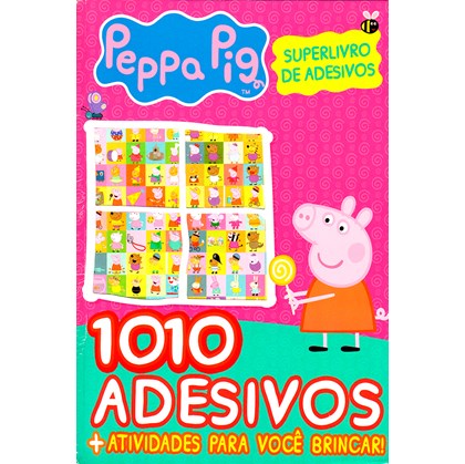 Peppa Pig | Super livro de Adesivos | 1010 Adesivos