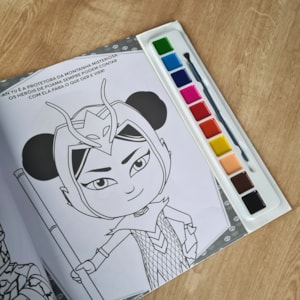 PJ Masks Livro para Pintar com Aquarela | Venha se Divertir