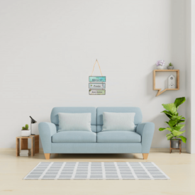 Segunda imagem do produto Placa de cordas MDF | Esforça-te e Tenha Bom Ãnimo