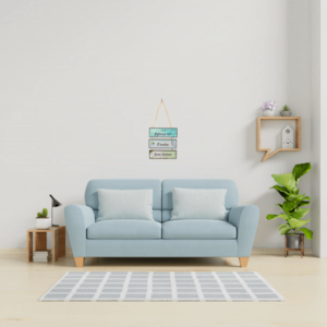 Segunda imagem do produto Placa de cordas MDF | Esforça-te e Tenha Bom Ãnimo