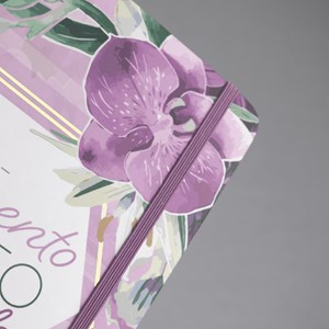 Planner 2022 Pão Diário | Capa Orquídea Fichário