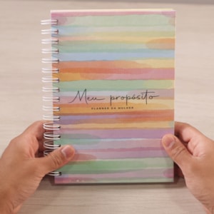 Segunda imagem do produto Planner da Mulher | Meu Propósito | Aquarela