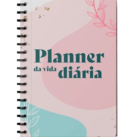 Planner da Vida Diária | Capa Dura Espiral Cor Pastel