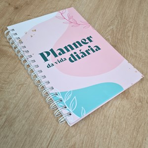 Planner da Vida Diária | Capa Dura Espiral Cor Pastel