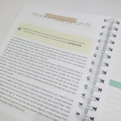 Segunda imagem do produto Planner da Vida Diária Joyce Meyer | Capa Dura Listrada Azul